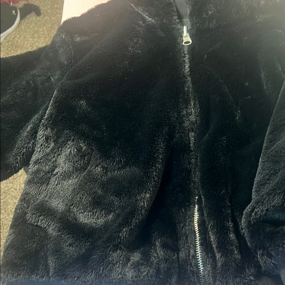 Reversible Hooded Faux Fur Jacket - Picture 7 of 8